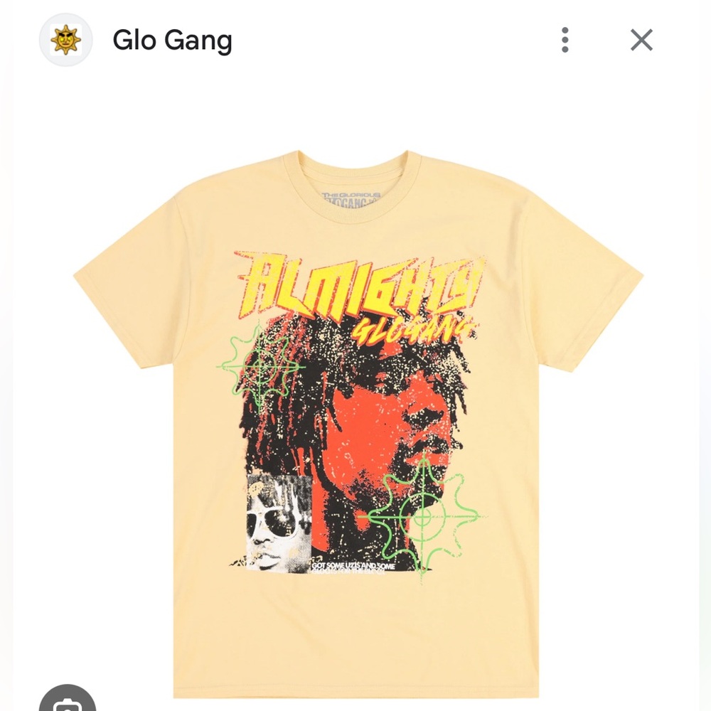Glo Gang Almighty Glo Sosa Tee Vegas Gold M